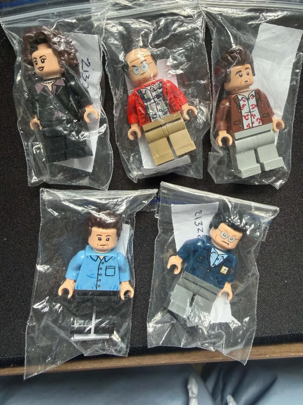 LEGO Seinfeld Minifigures From RETIRED Set 21328 ALL 5 MINIFIGURES LOT - NEW